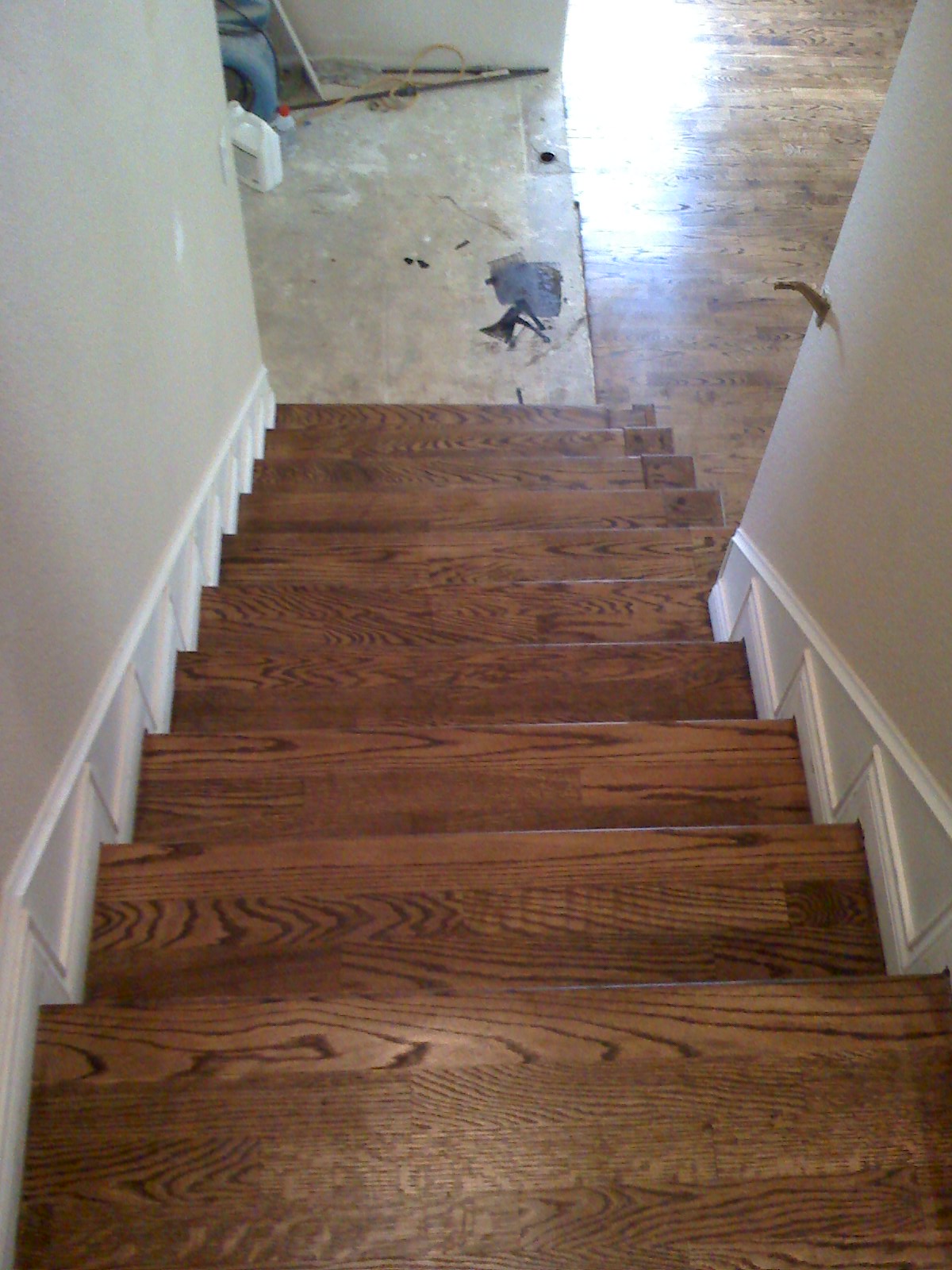 Hardwood floor refinishing and restoration in San Diego — project photo