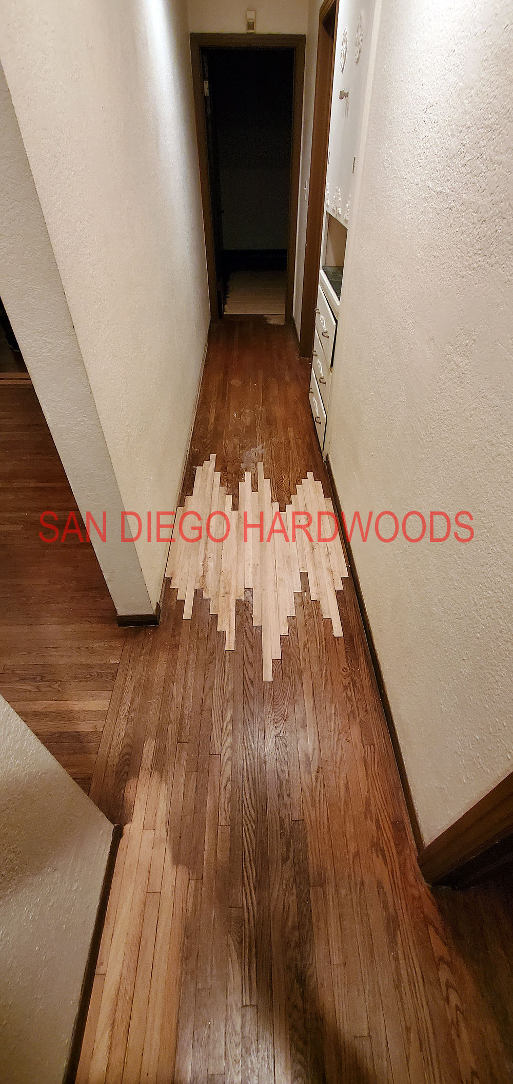 Hardwood floor refinishing and restoration in San Diego — project photo