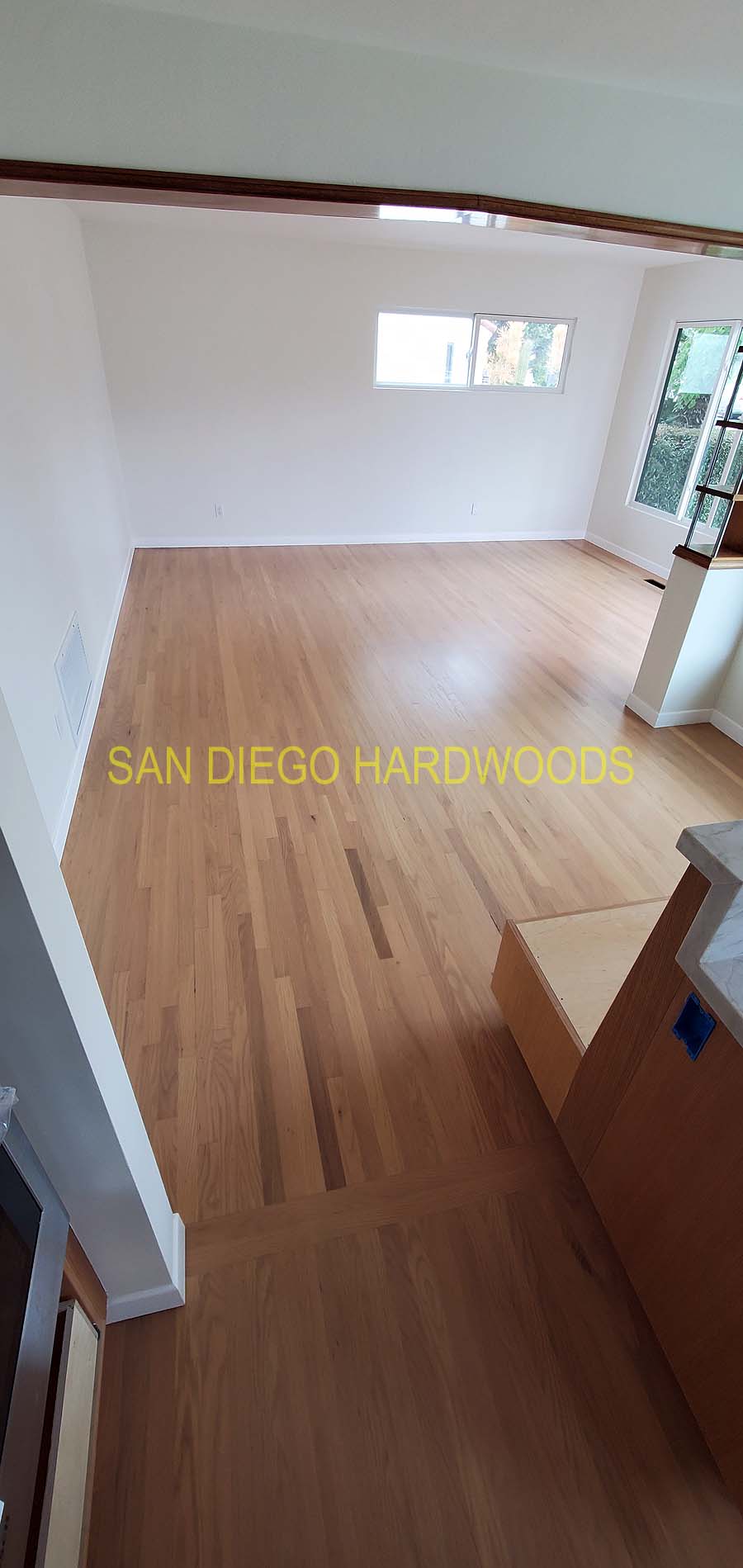 Hardwood floor refinishing and restoration in San Diego — project photo