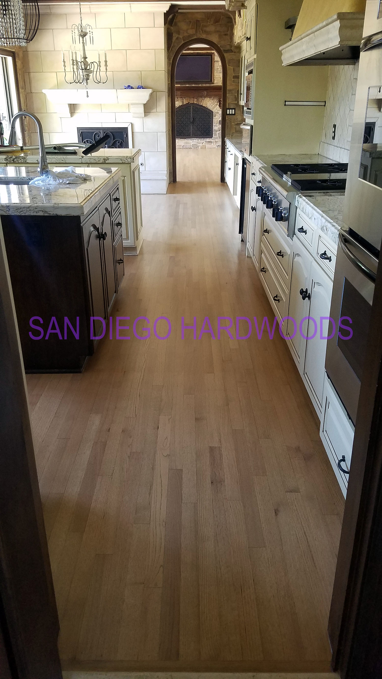 Hardwood floor refinishing and restoration in San Diego — project photo