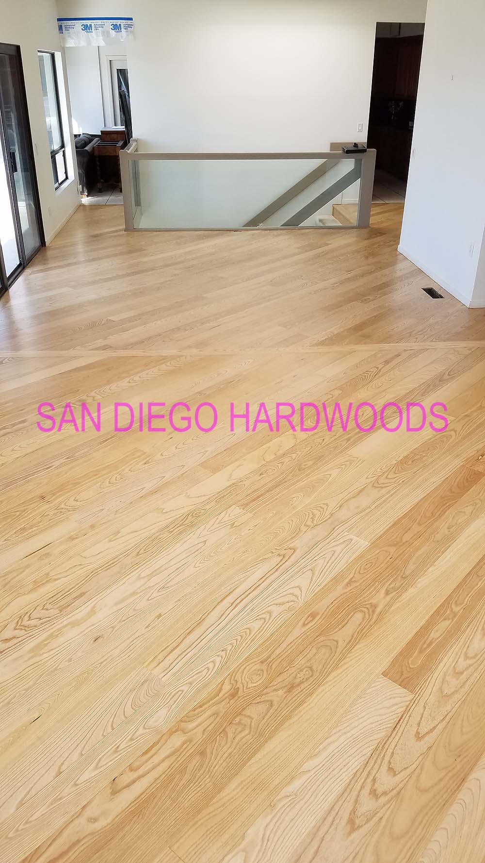 Hardwood floor refinishing and restoration in San Diego — project photo