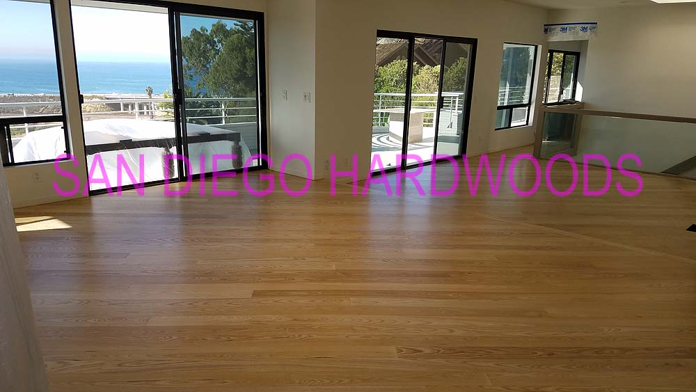 Hardwood floor refinishing and restoration in San Diego — project photo