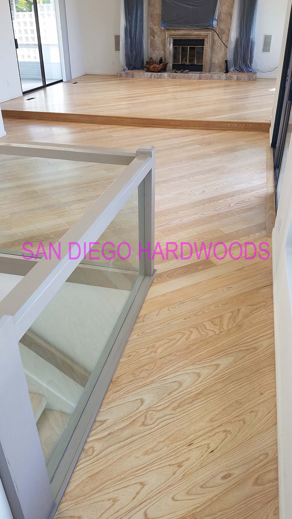 Hardwood floor refinishing and restoration in San Diego — project photo