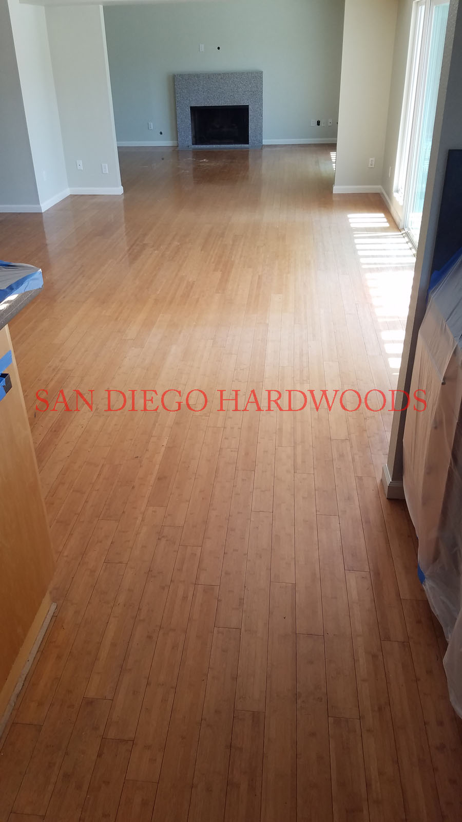 Hardwood floor refinishing and restoration in San Diego — project photo