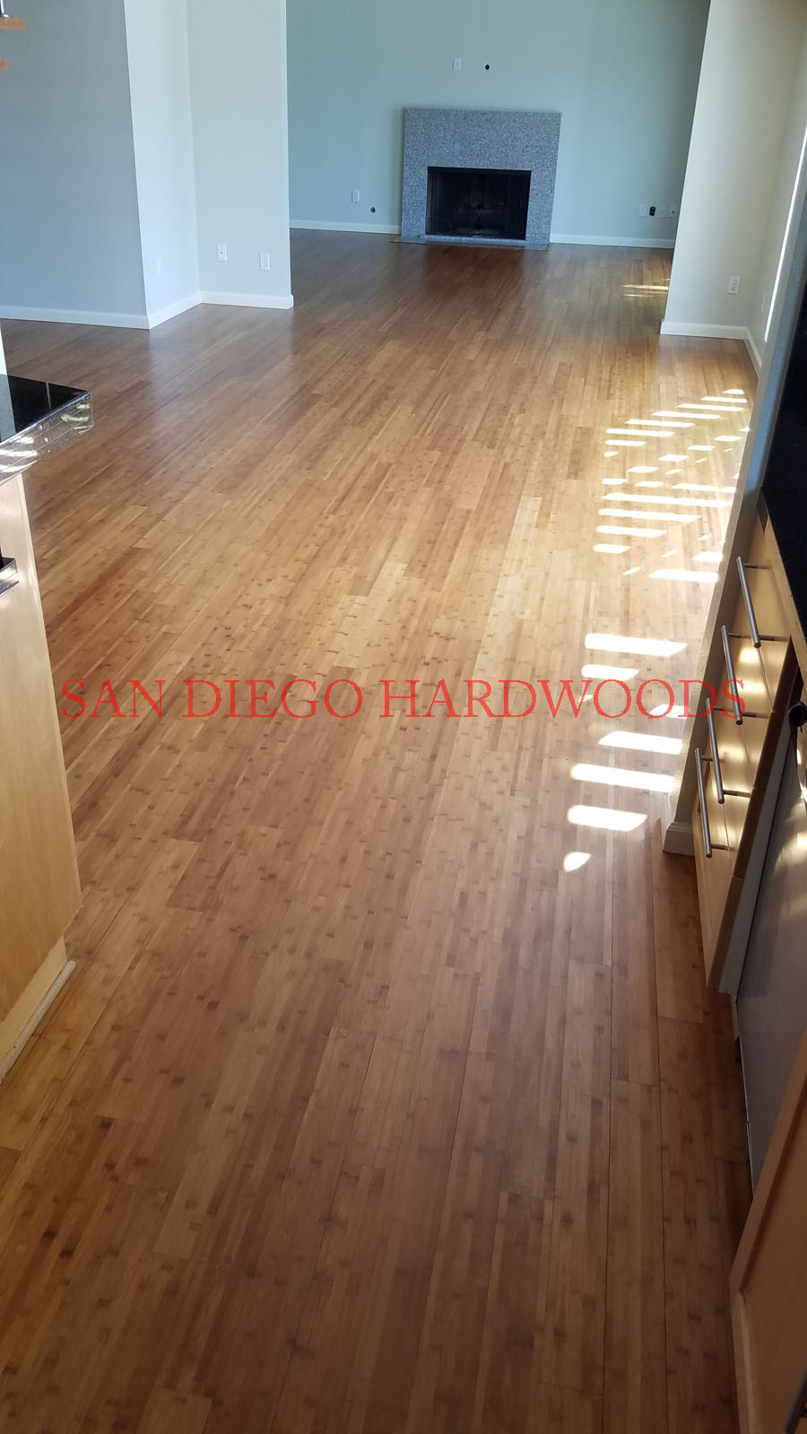 Hardwood floor refinishing and restoration in San Diego — project photo