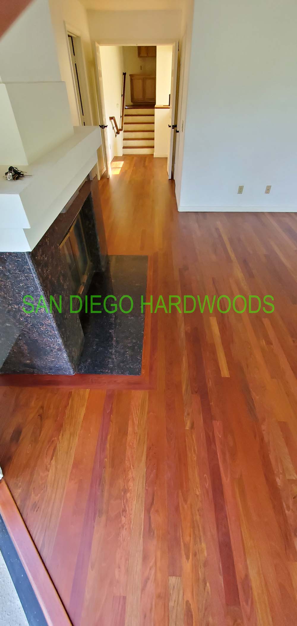 Hardwood floor refinishing and restoration in San Diego — project photo