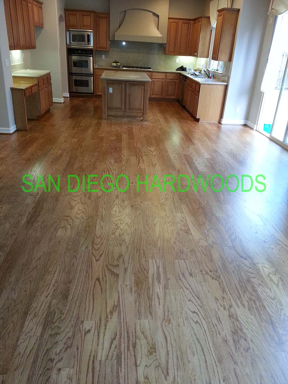 Hardwood floor refinishing and restoration in San Diego — project photo