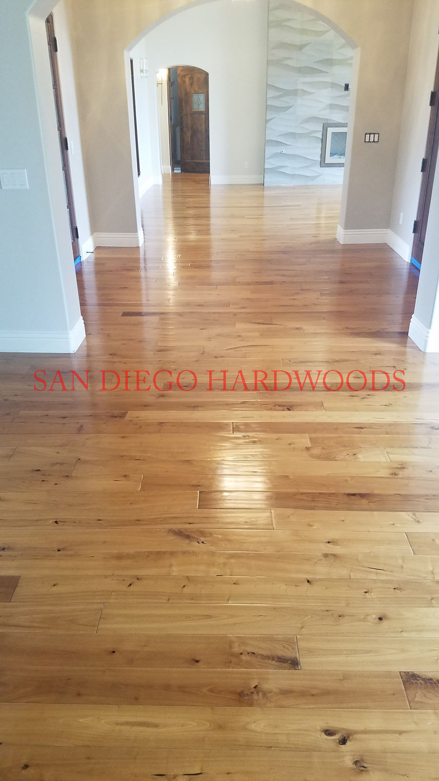 Hardwood floor refinishing and restoration in San Diego — project photo