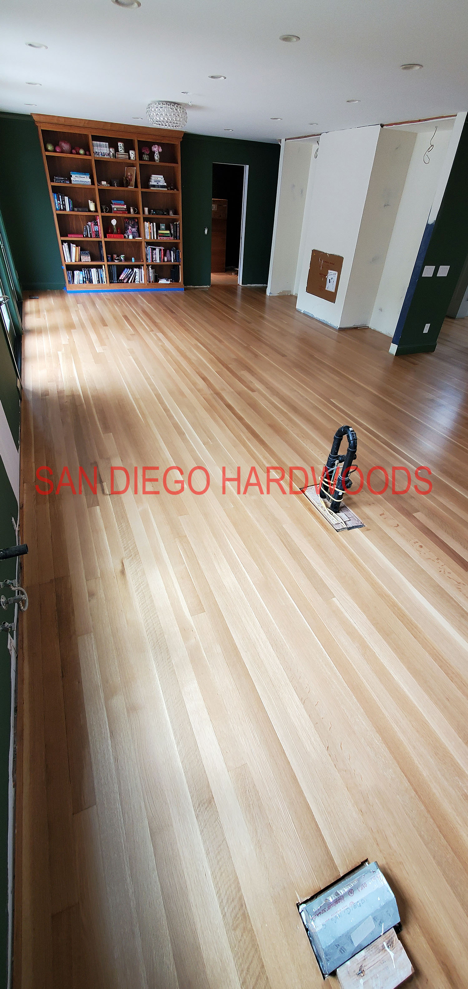 Hardwood floor refinishing and restoration in San Diego — project photo