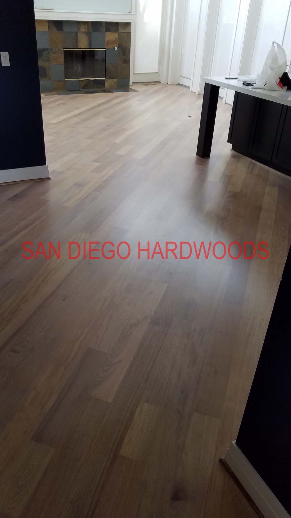 Hardwood floor refinishing and restoration in San Diego — project photo