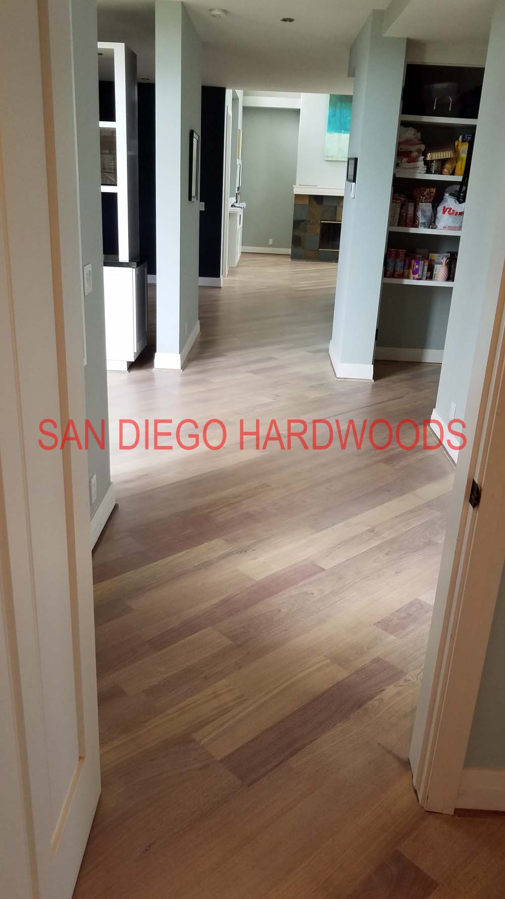 Hardwood floor refinishing and restoration in San Diego — project photo