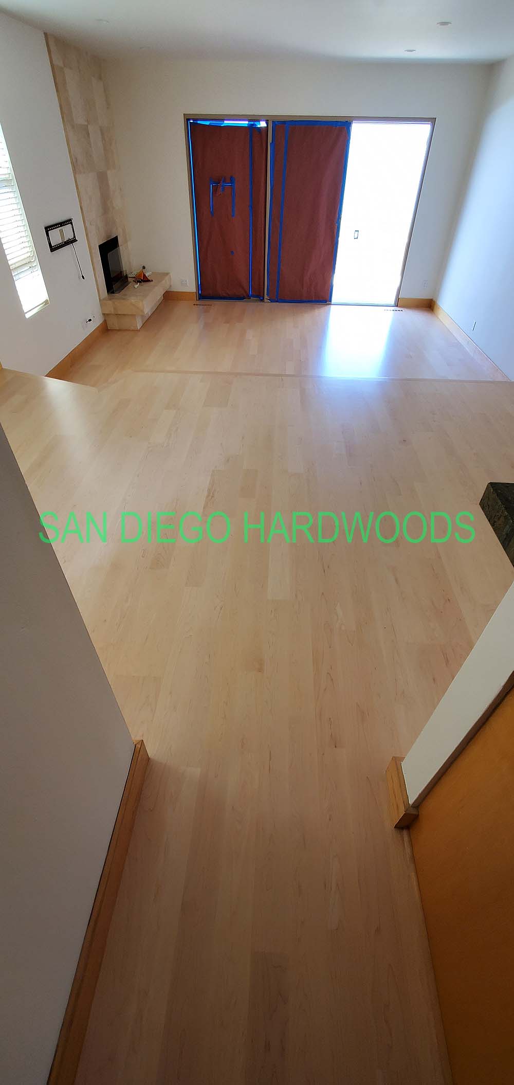 Hardwood floor refinishing and restoration in San Diego — project photo