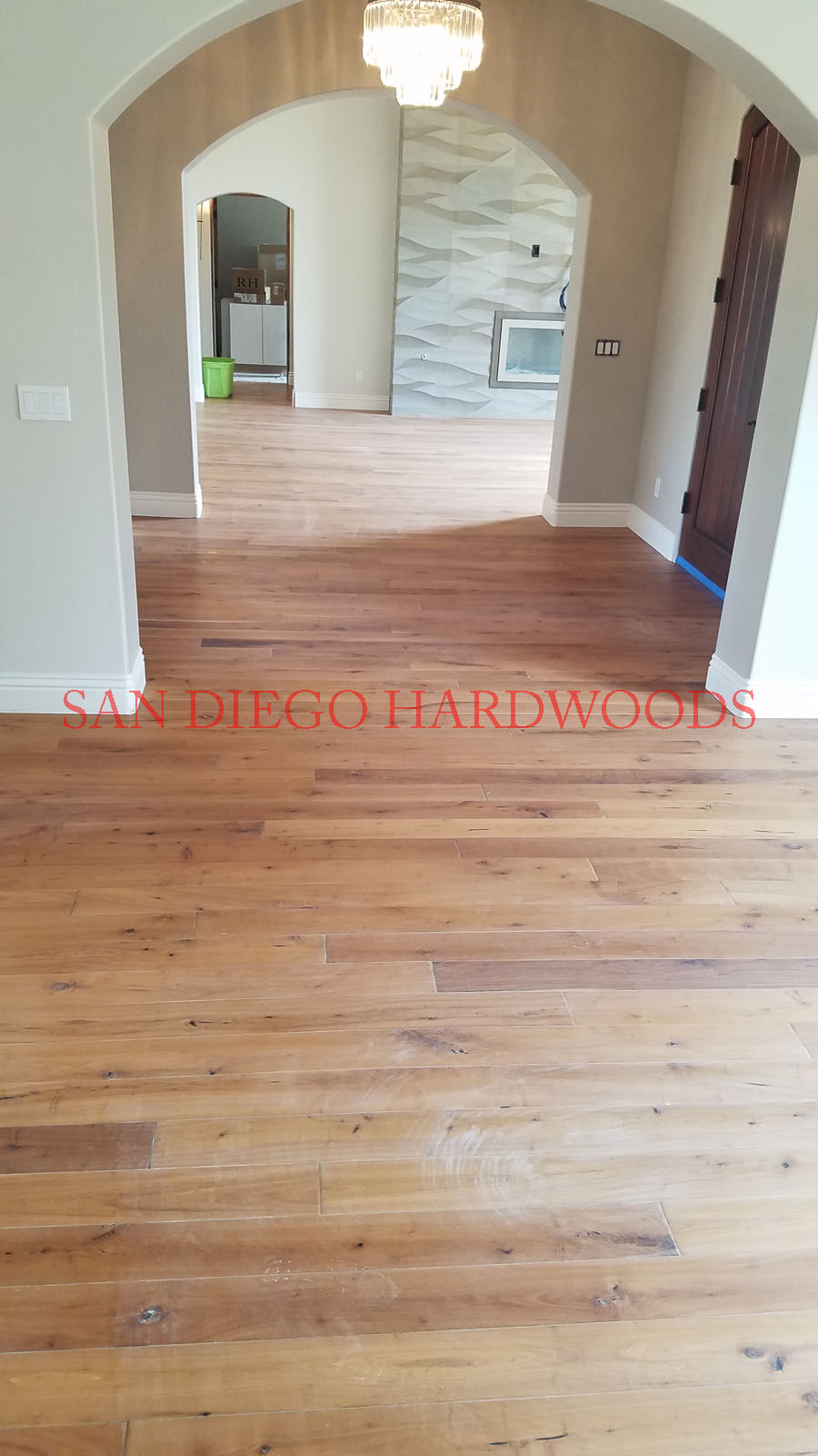 Hardwood floor refinishing and restoration in San Diego — project photo