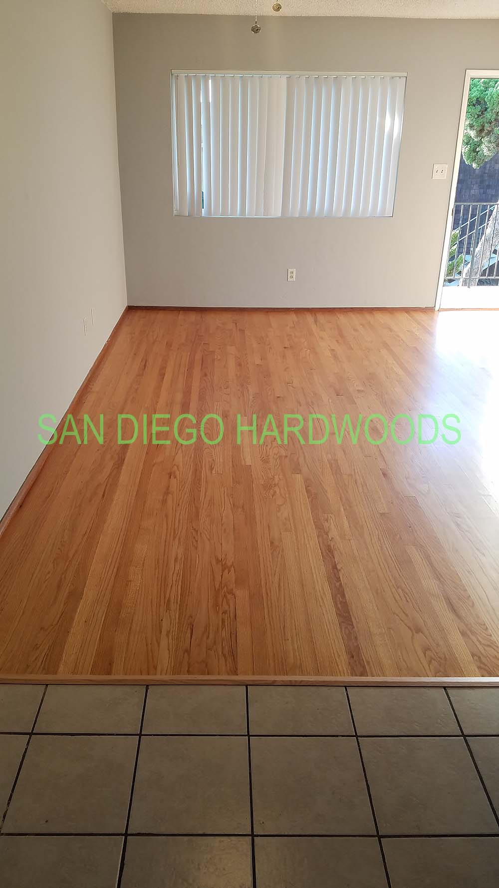 Hardwood floor refinishing and restoration in San Diego — project photo