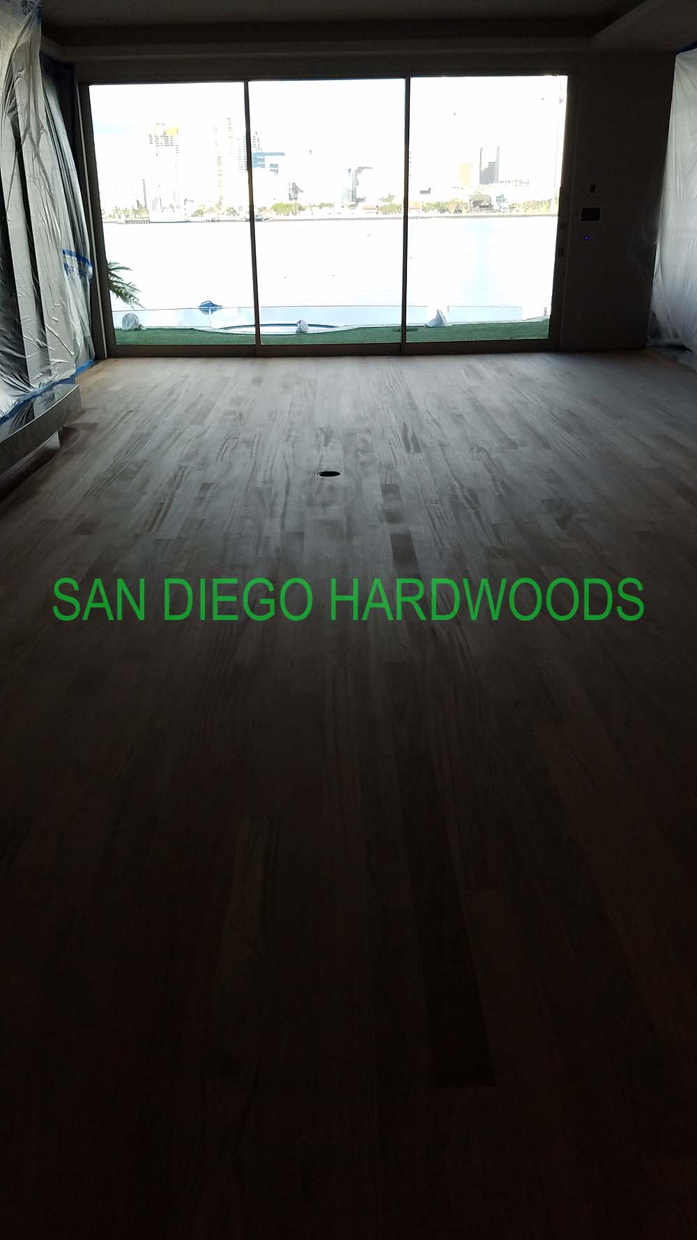 Hardwood floor refinishing and restoration in San Diego — project photo