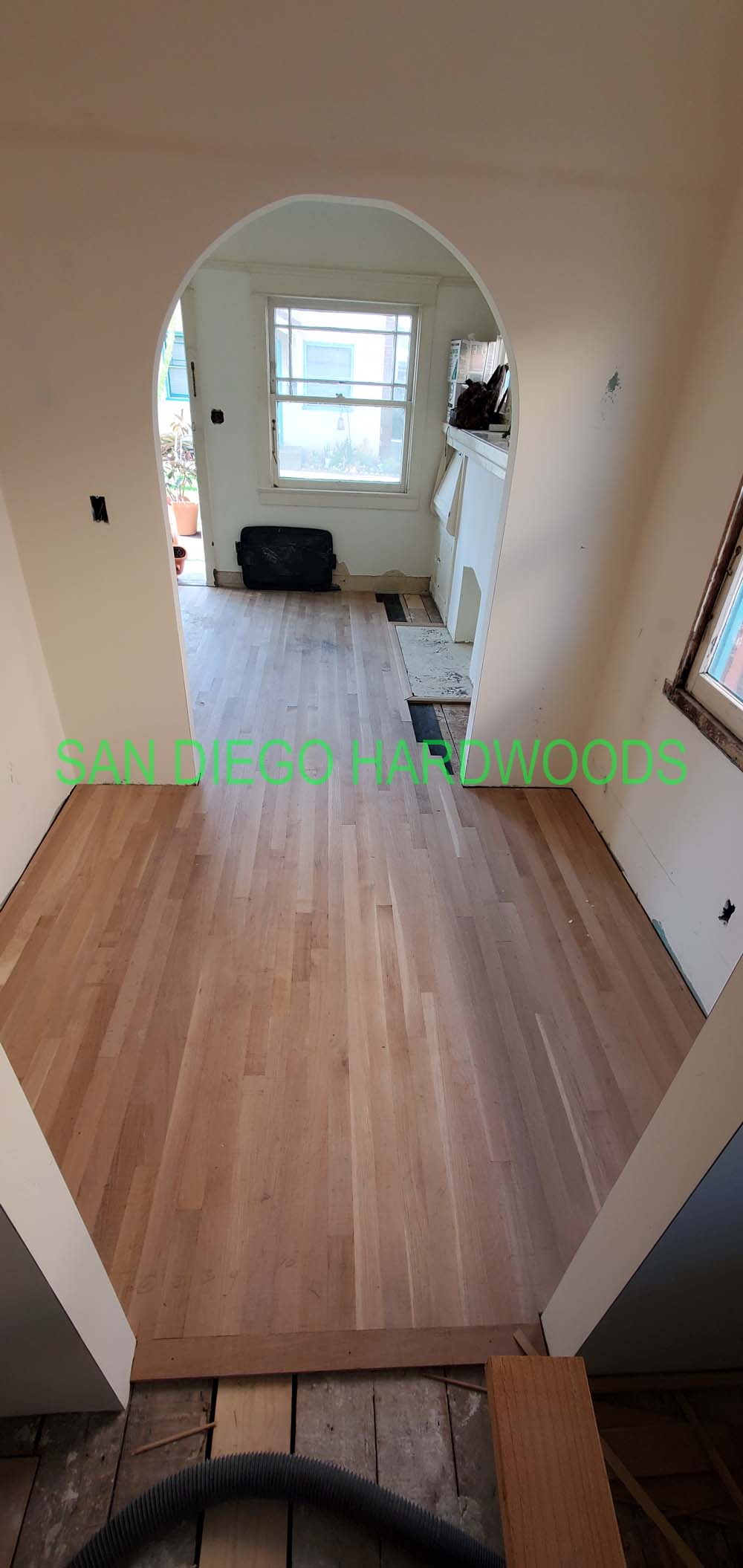 Hardwood floor refinishing and restoration in San Diego — project photo