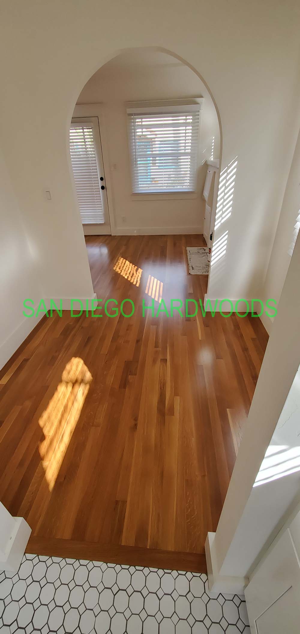 Hardwood floor refinishing and restoration in San Diego — project photo