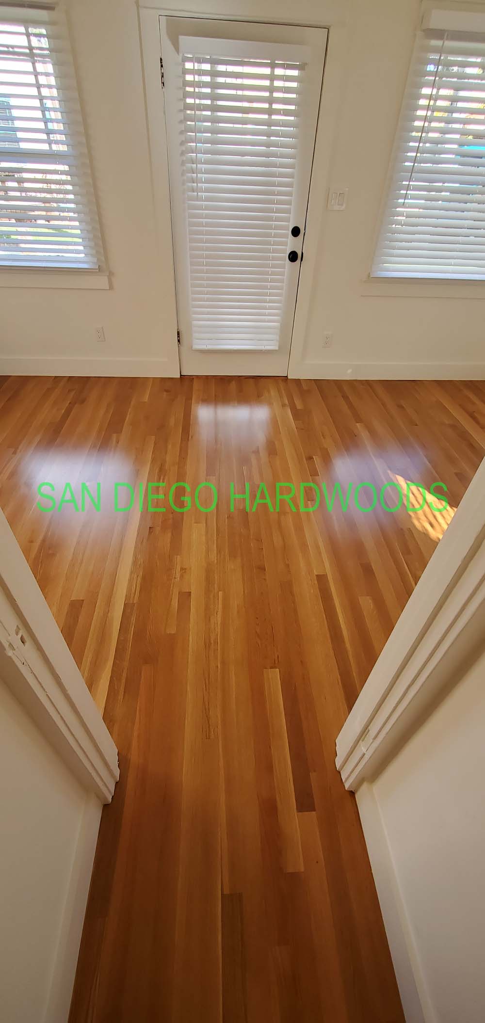 Hardwood floor refinishing and restoration in San Diego — project photo