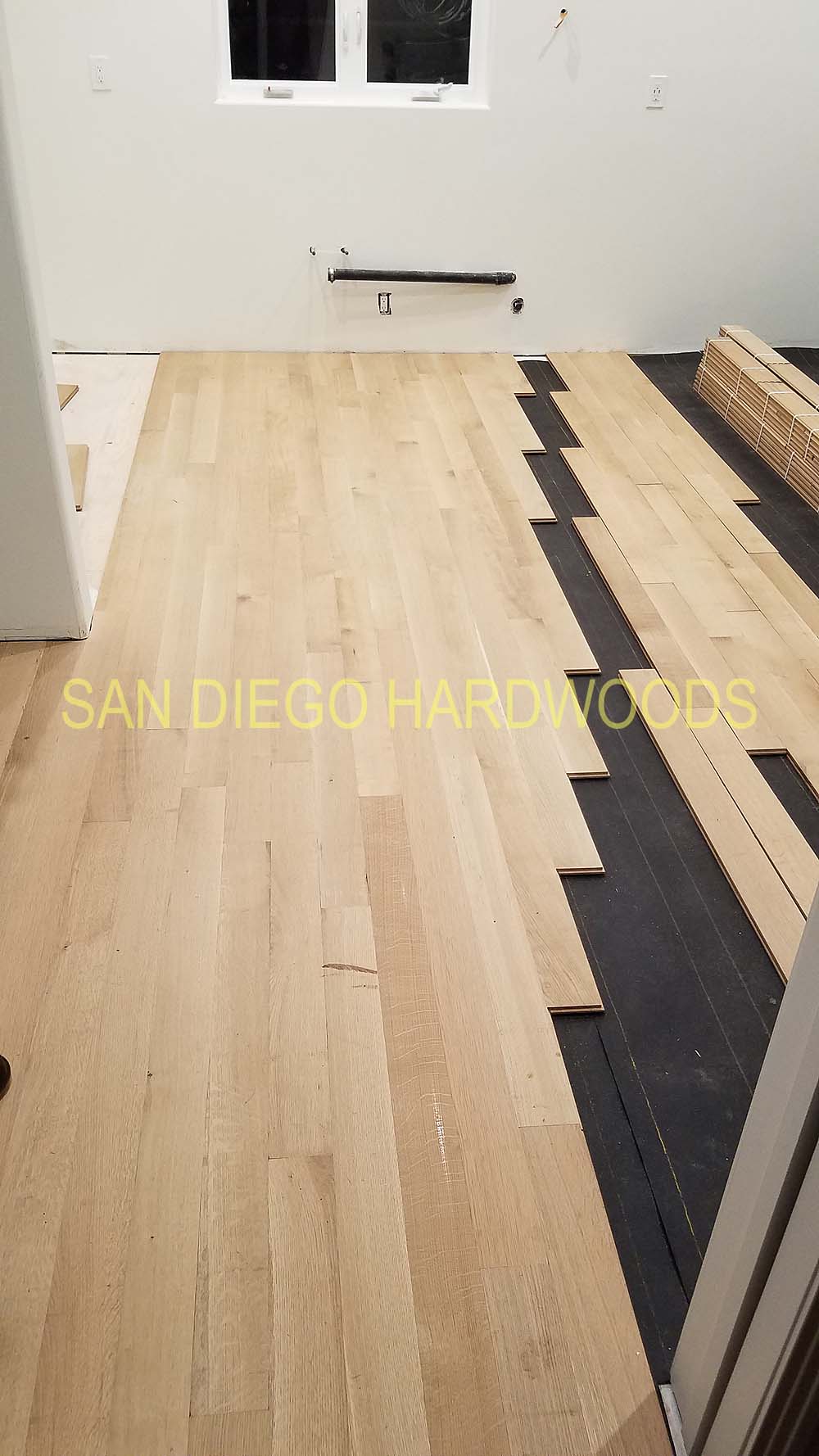 Hardwood floor refinishing and restoration in San Diego — project photo