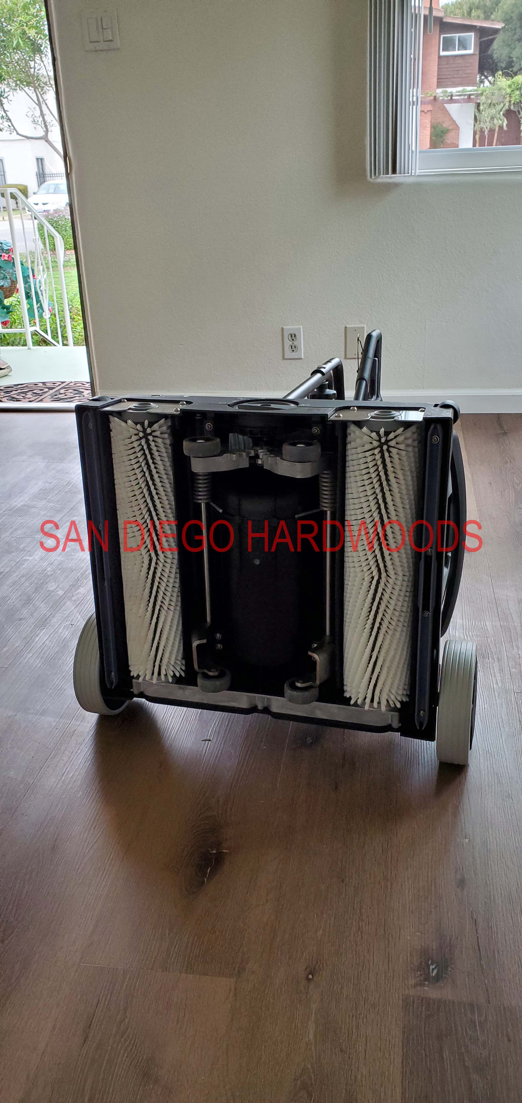 Hardwood floor refinishing and restoration in San Diego — project photo