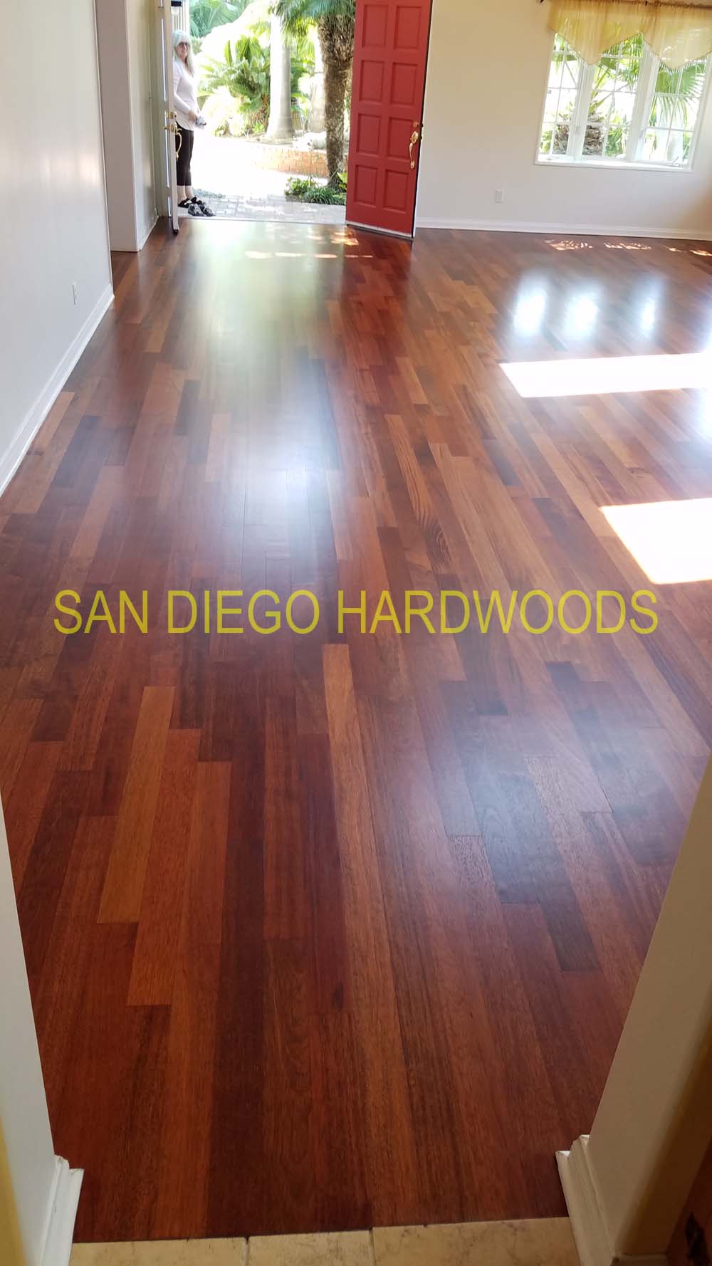 Hardwood floor refinishing and restoration in San Diego — project photo