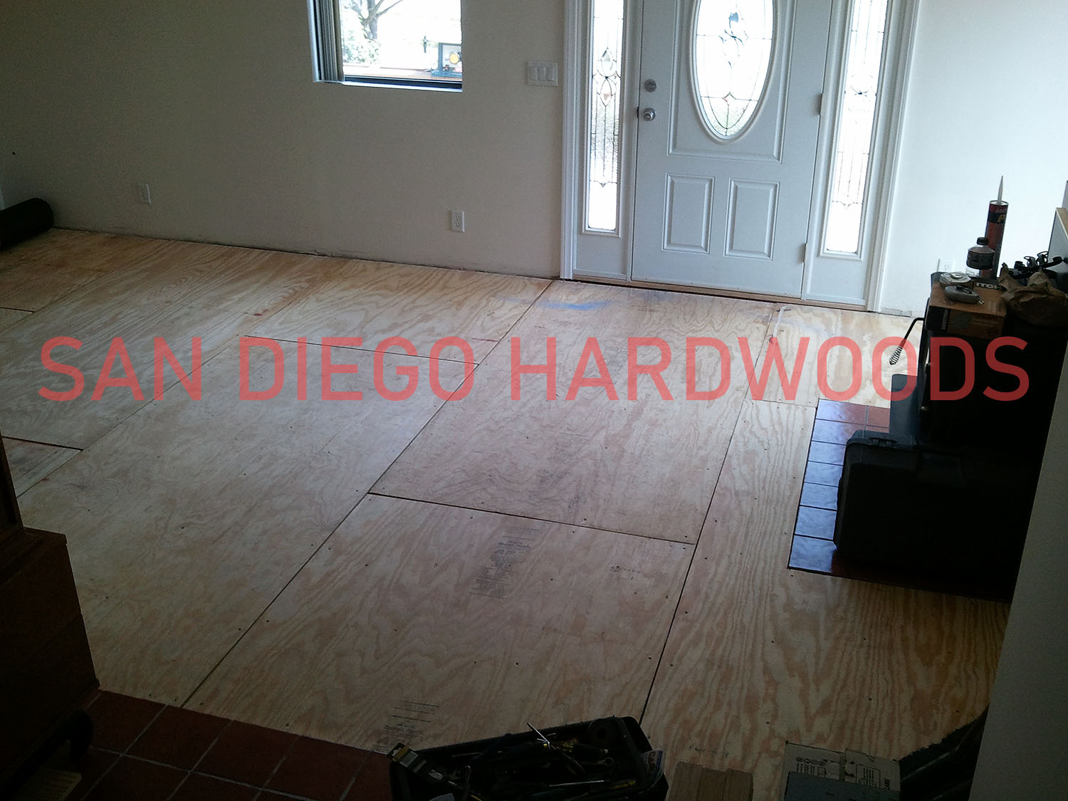 Hardwood floor refinishing and restoration in San Diego — project photo