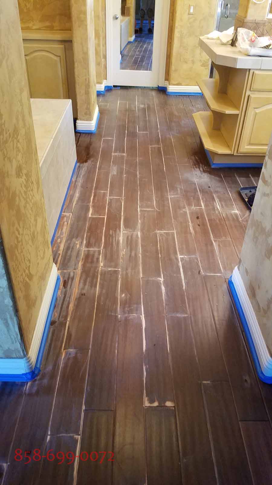 Hardwood floor refinishing and restoration in San Diego — project photo