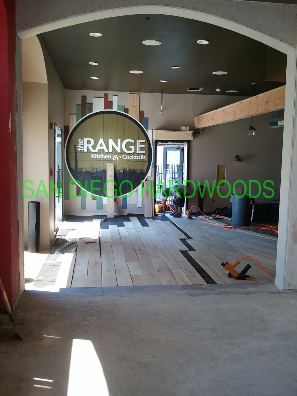Hardwood floor refinishing and restoration in San Diego — project photo
