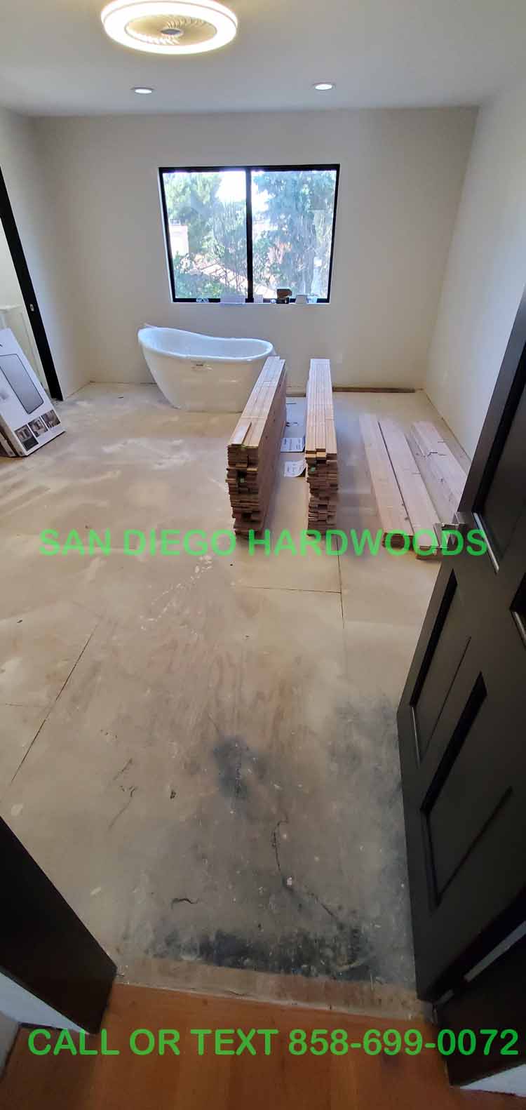 Hardwood floor refinishing and restoration in San Diego — project photo