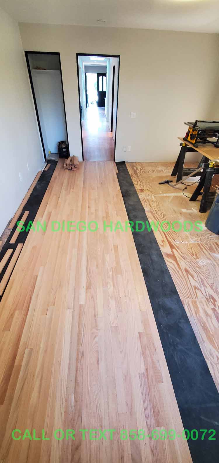 Hardwood floor refinishing and restoration in San Diego — project photo