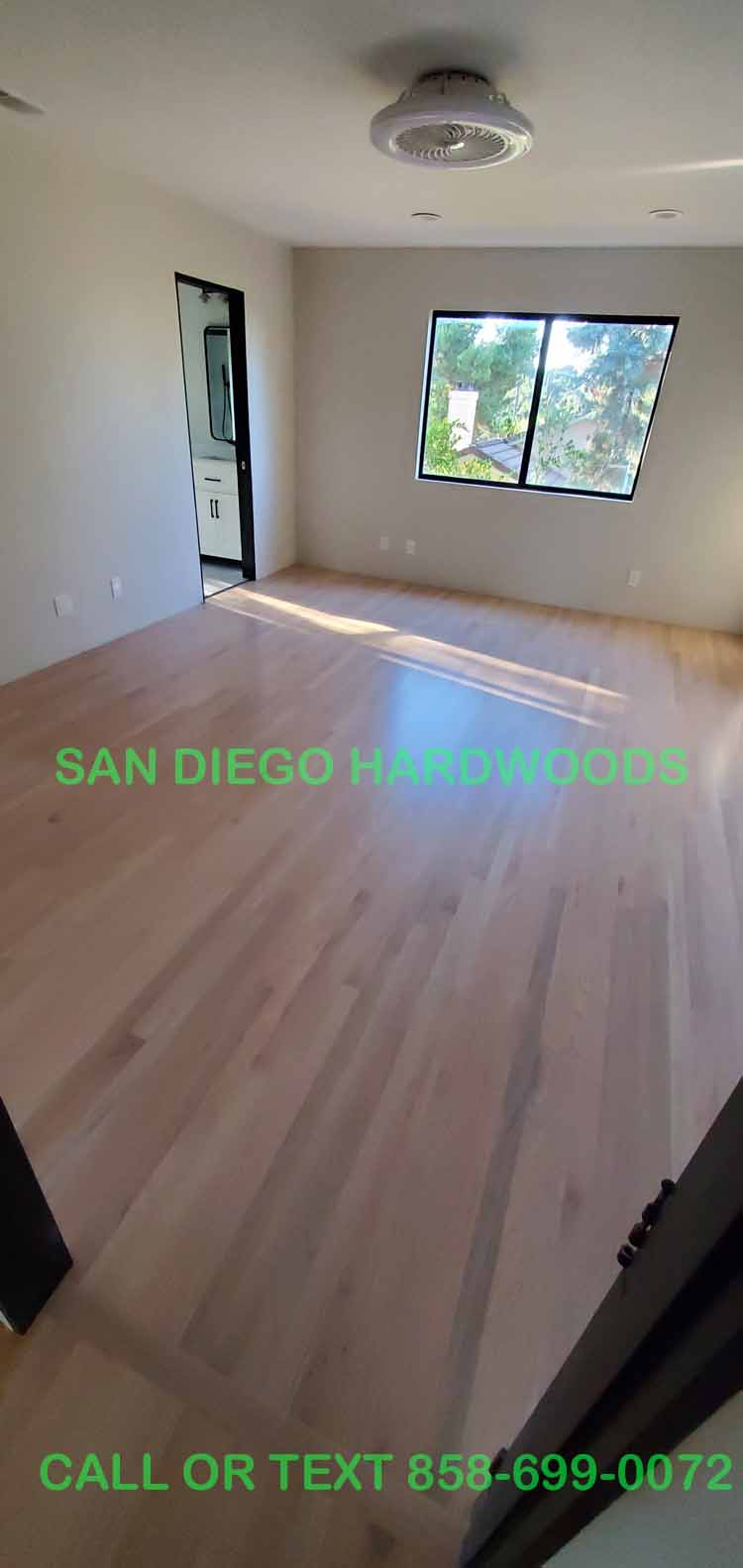 Hardwood floor refinishing and restoration in San Diego — project photo