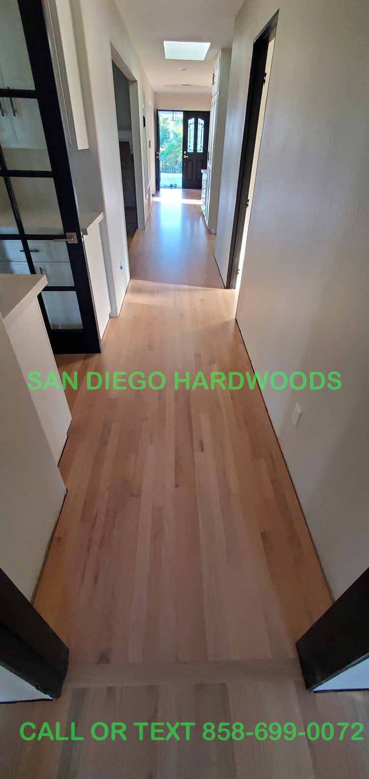 Hardwood floor refinishing and restoration in San Diego — project photo