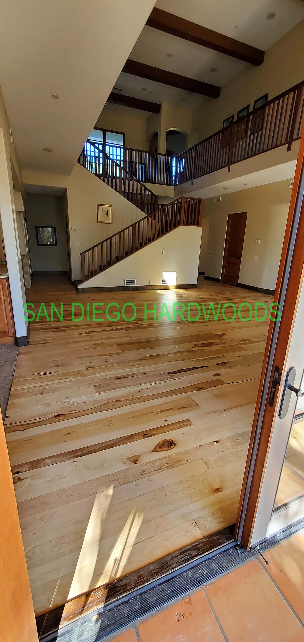 Hardwood floor refinishing and restoration in San Diego — project photo