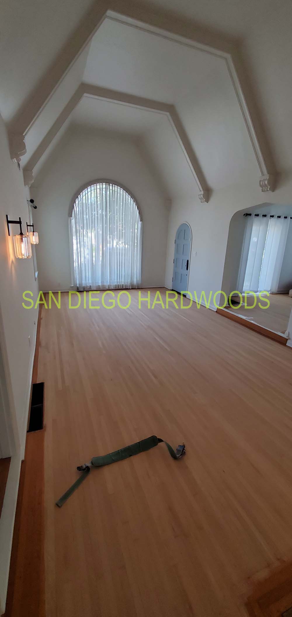 Hardwood floor refinishing and restoration in San Diego — project photo