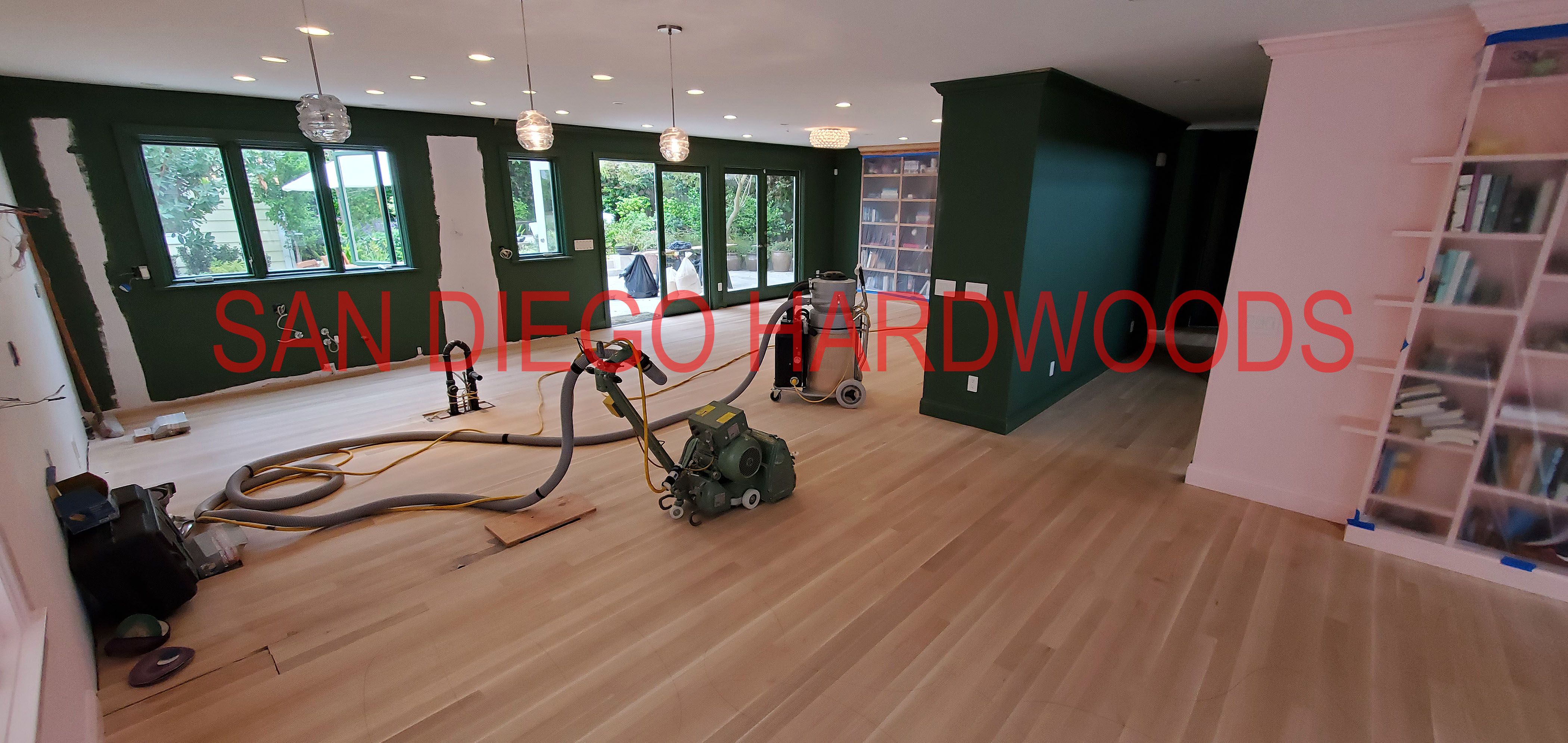 Hardwood floor refinishing and restoration in San Diego — project photo
