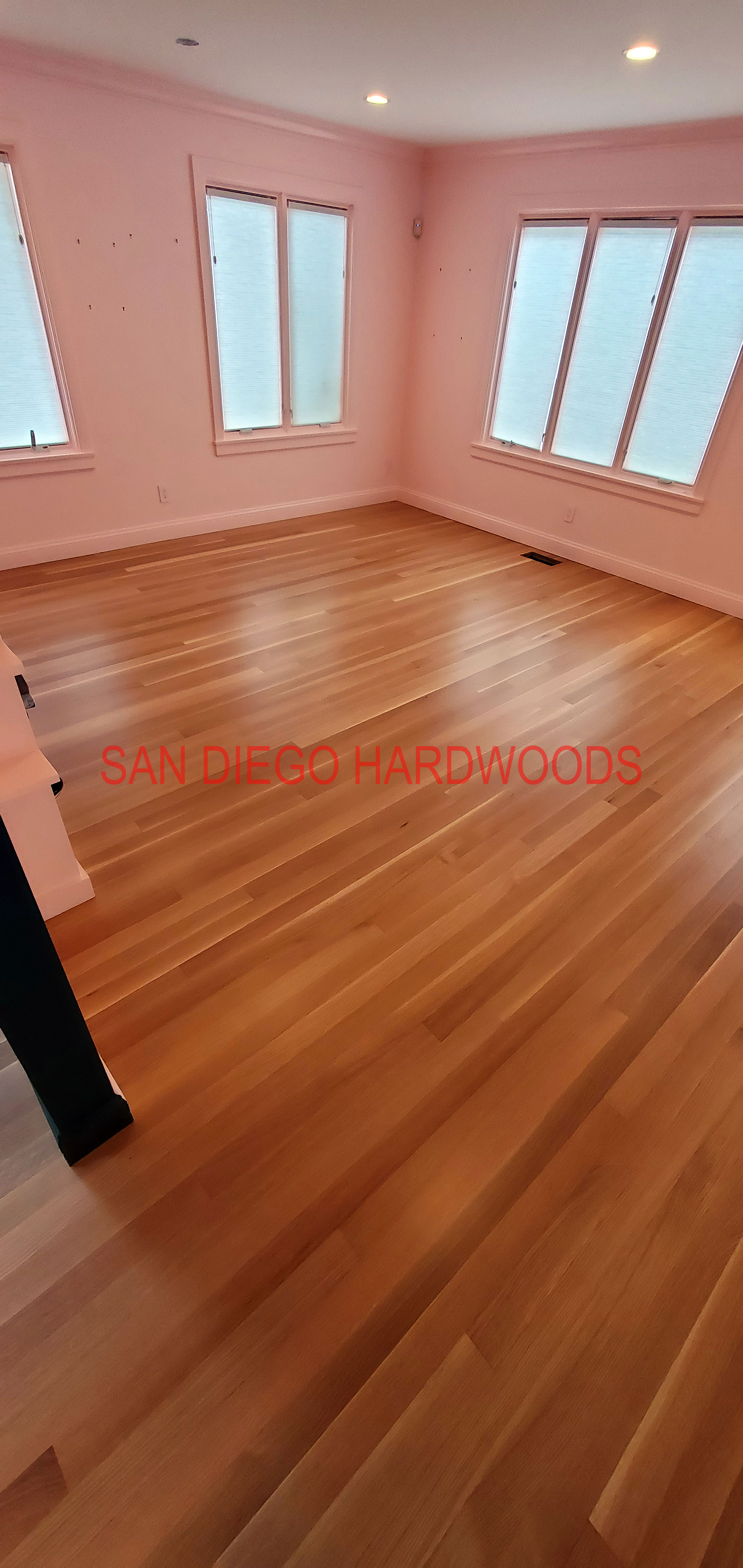 Hardwood floor refinishing and restoration in San Diego — project photo