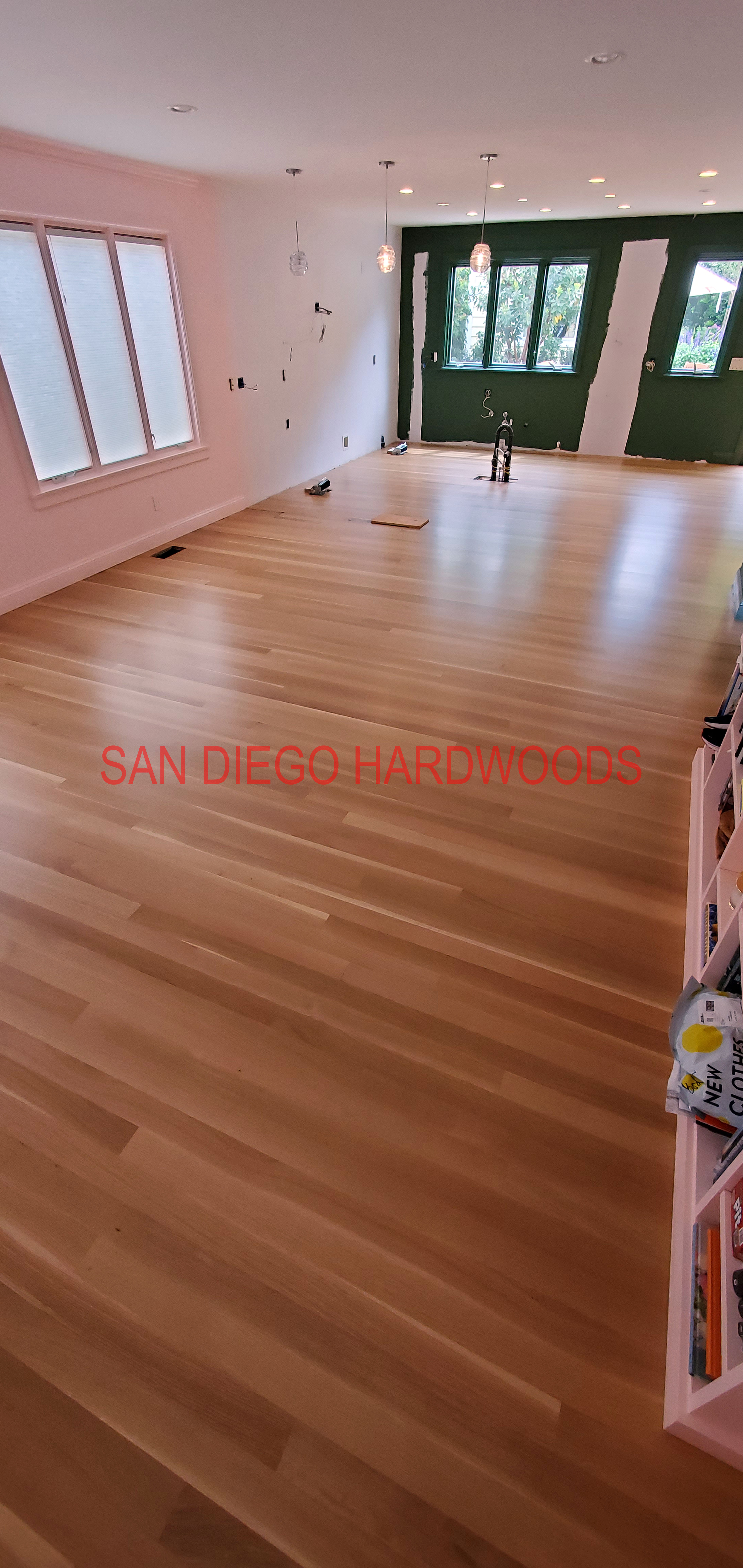 Hardwood floor refinishing and restoration in San Diego — project photo