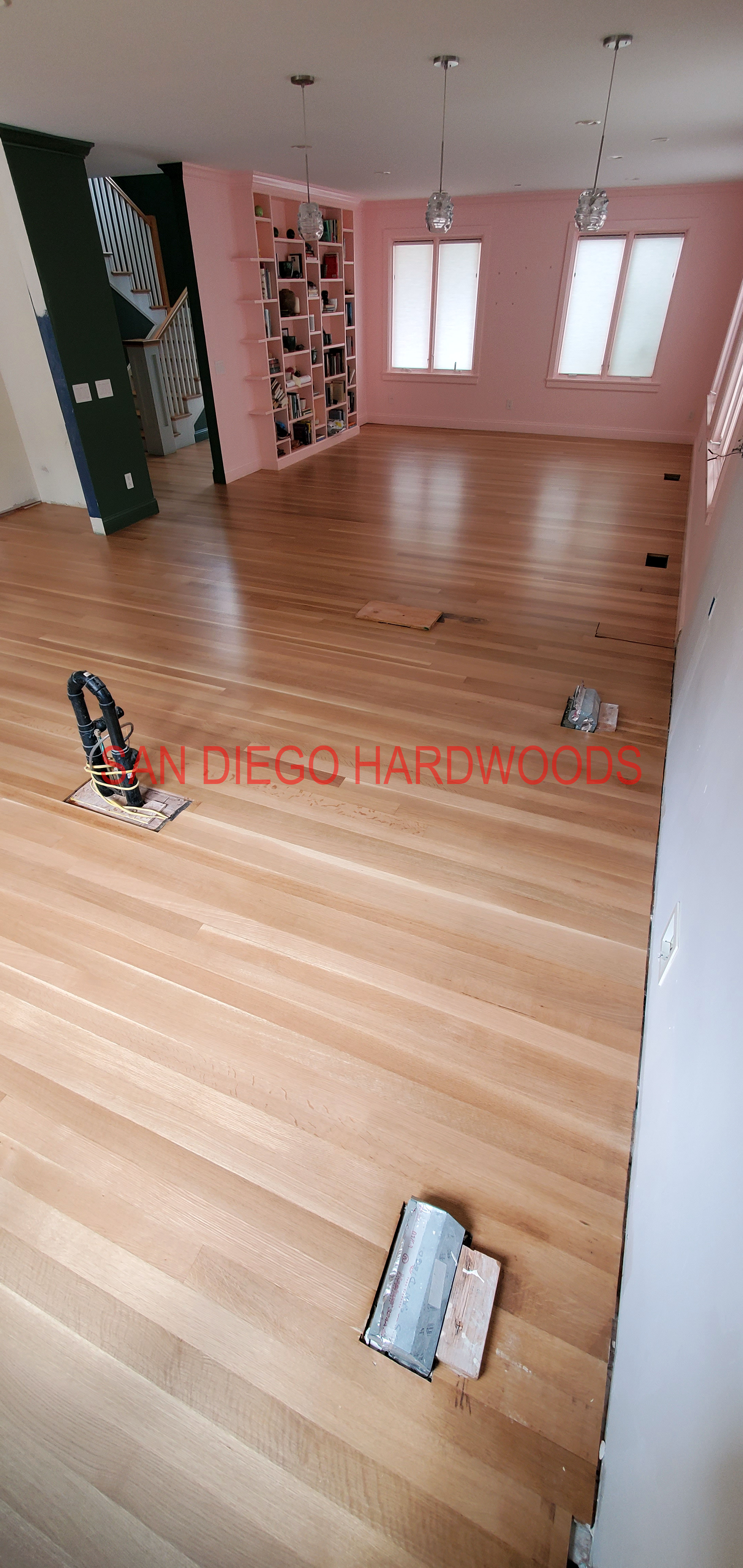 Hardwood floor refinishing and restoration in San Diego — project photo