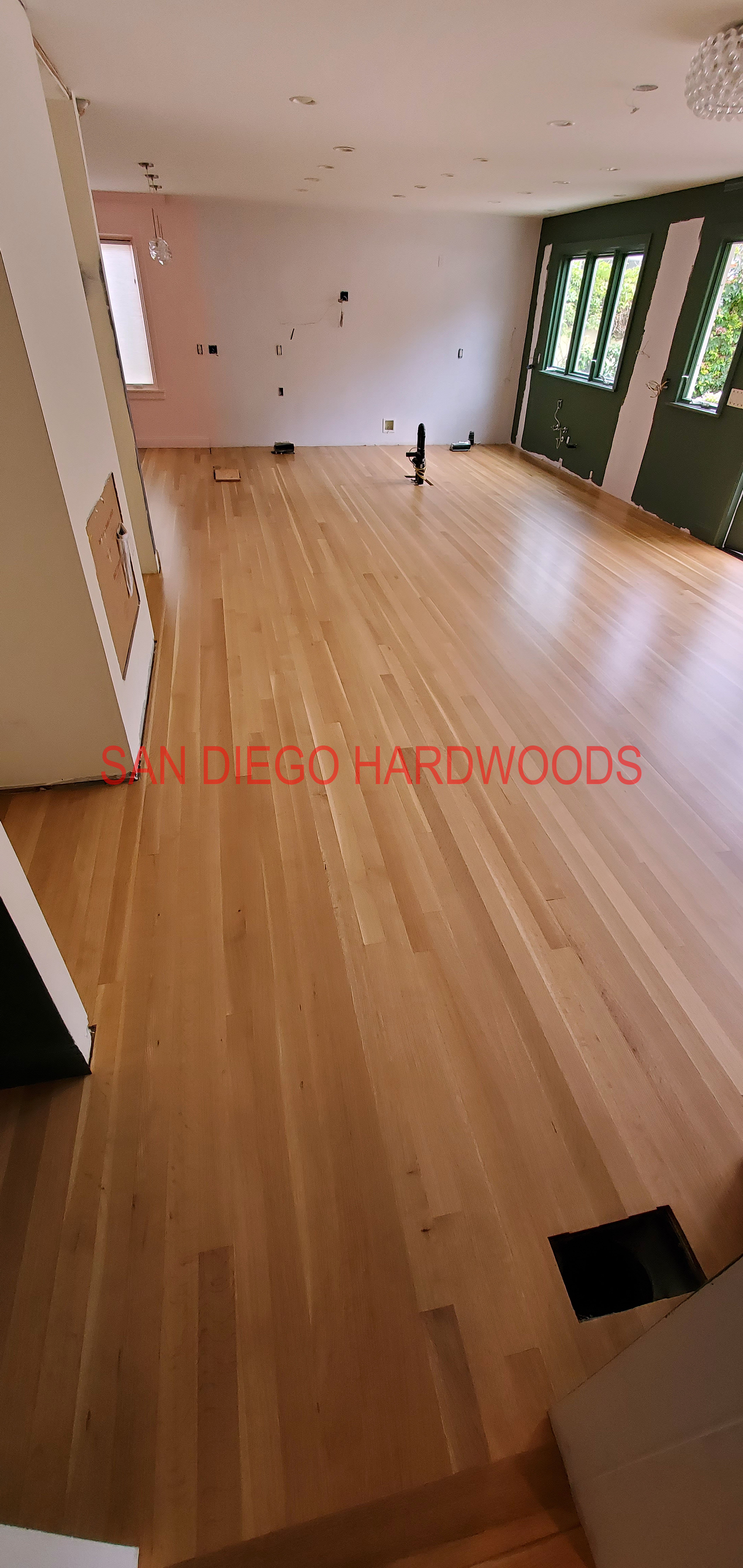 Hardwood floor refinishing and restoration in San Diego — project photo