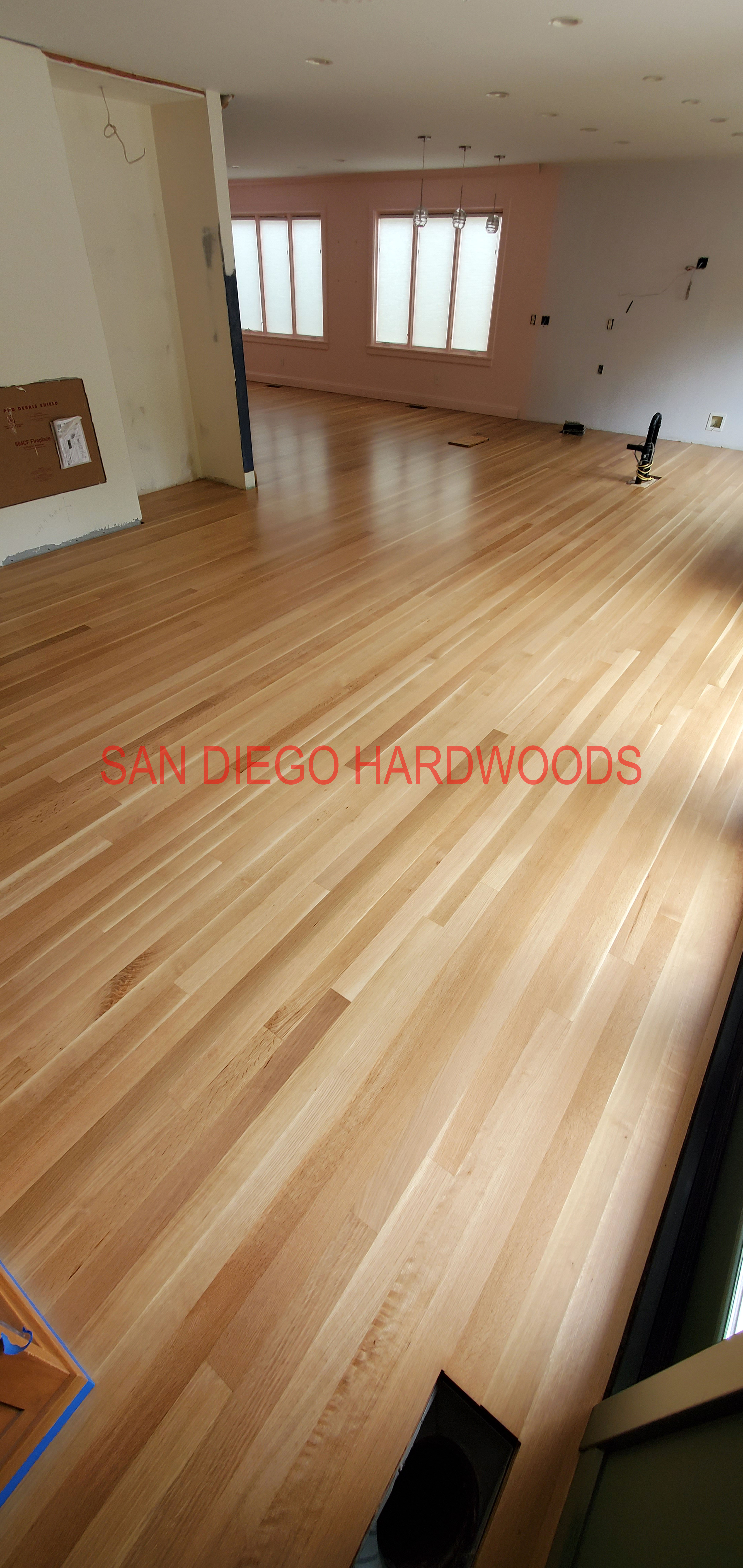 Hardwood floor refinishing and restoration in San Diego — project photo