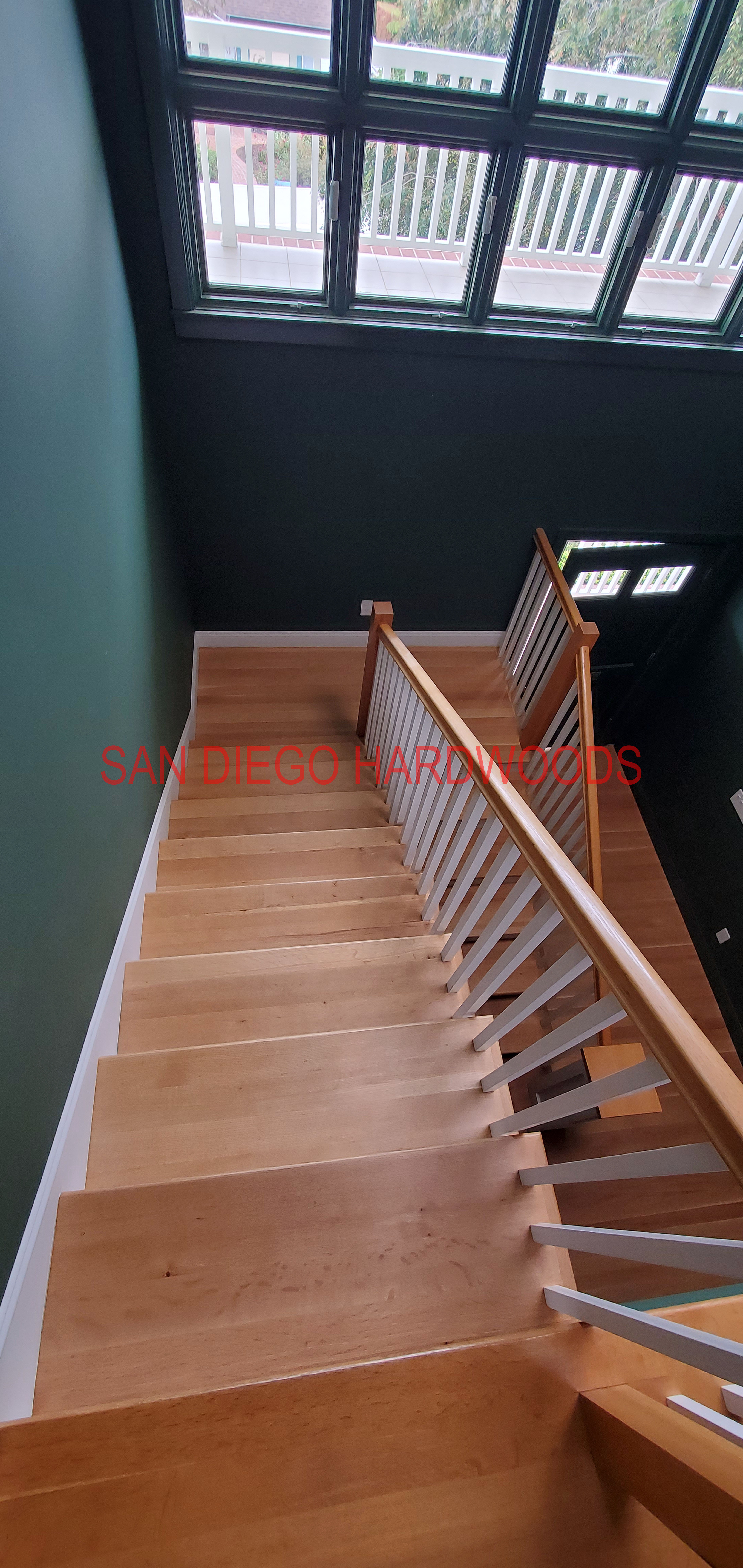 Hardwood floor refinishing and restoration in San Diego — project photo