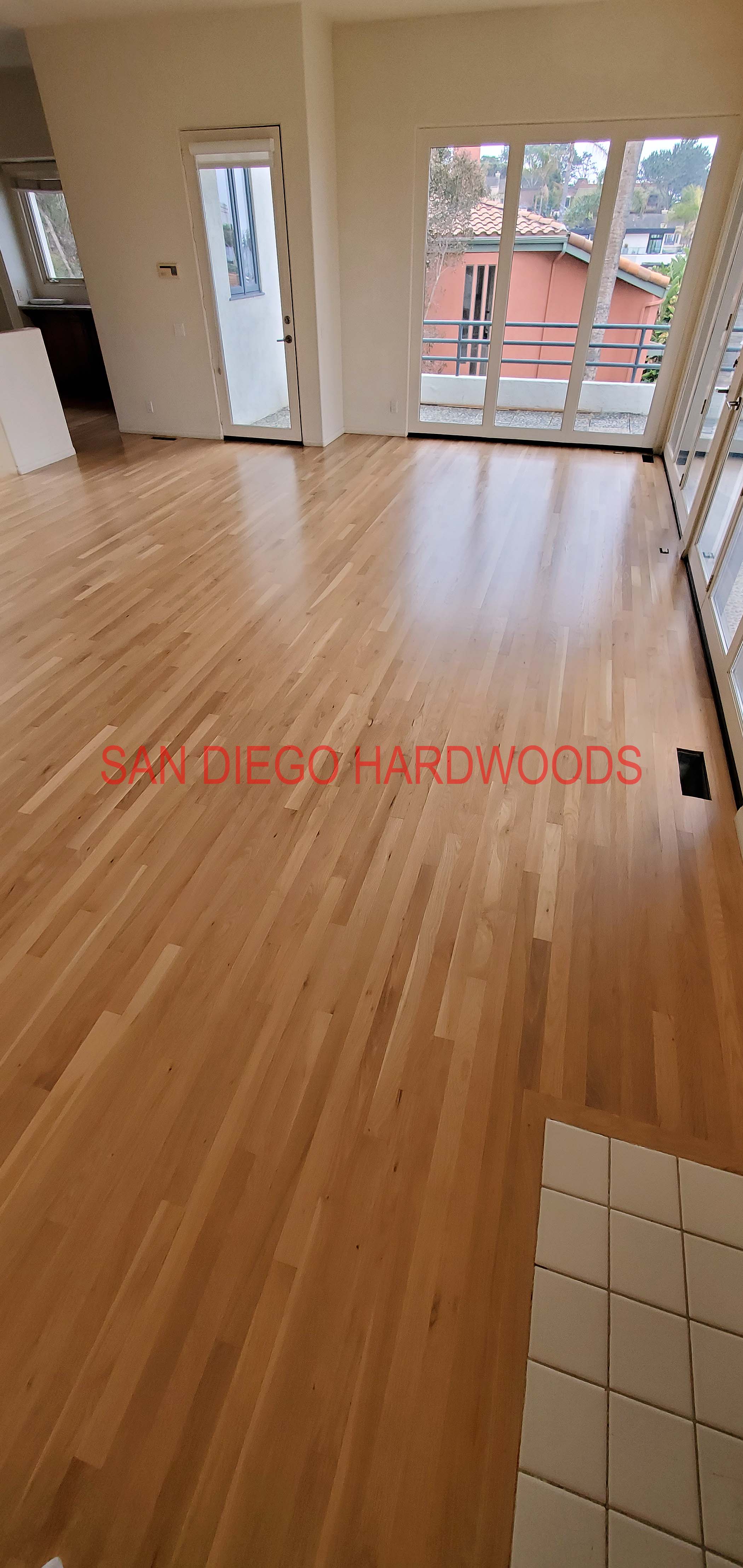 Hardwood floor refinishing and restoration in San Diego — project photo