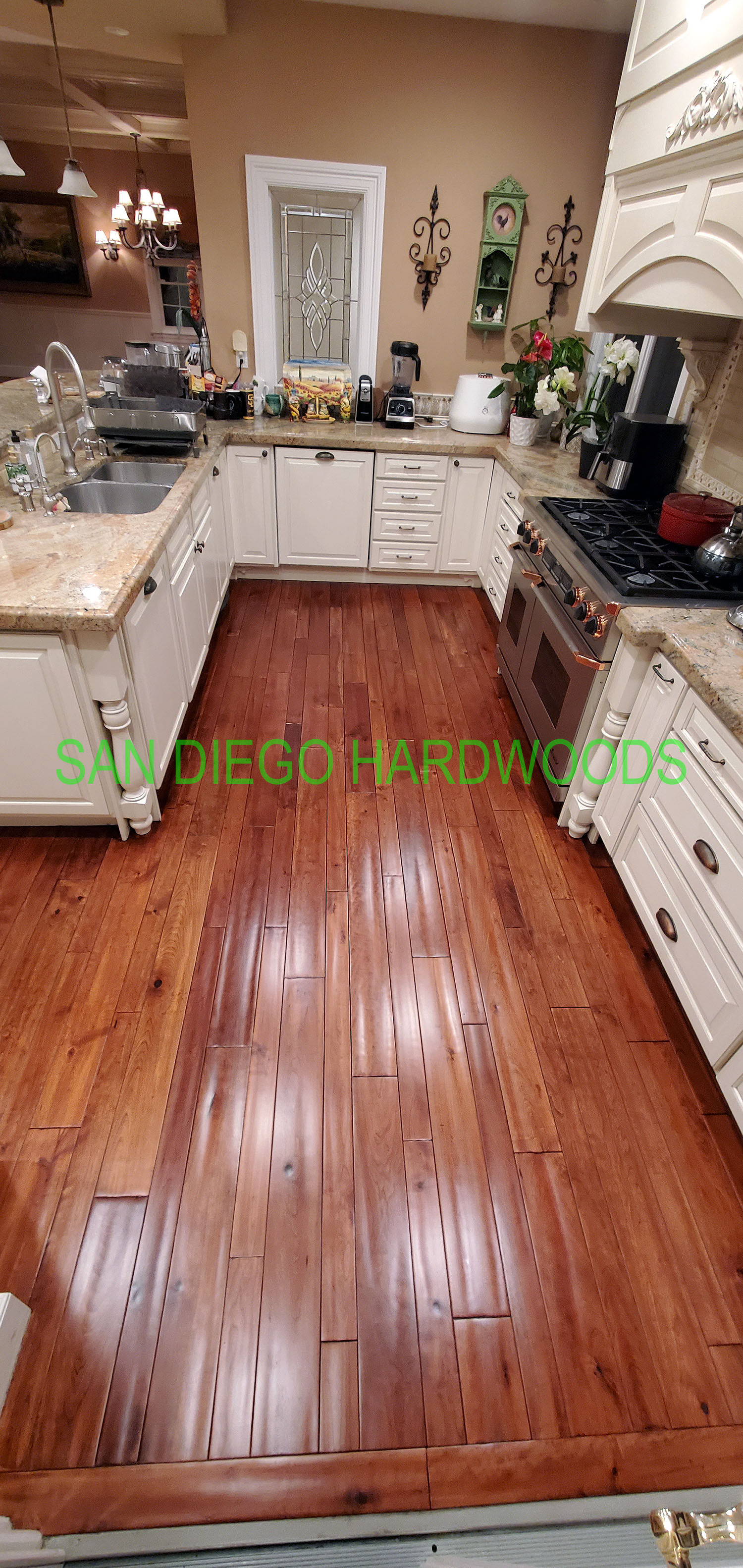 Hardwood floor refinishing and restoration in San Diego — project photo
