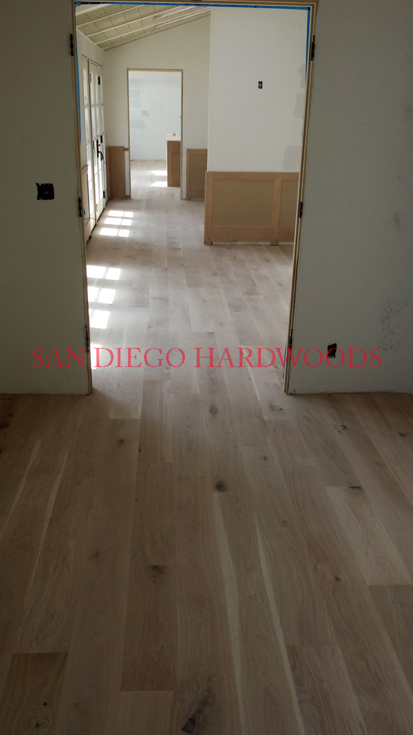 Hardwood floor refinishing and restoration in San Diego — project photo