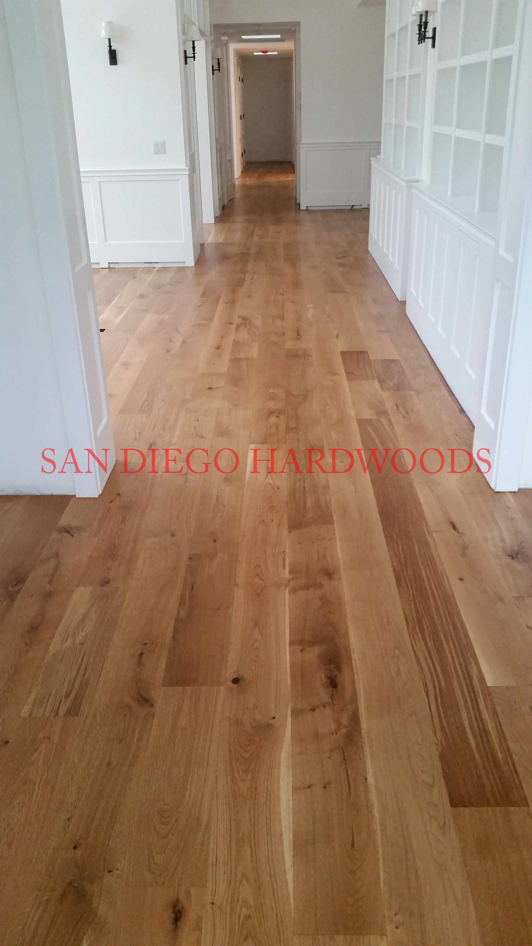 Hardwood floor refinishing and restoration in San Diego — project photo