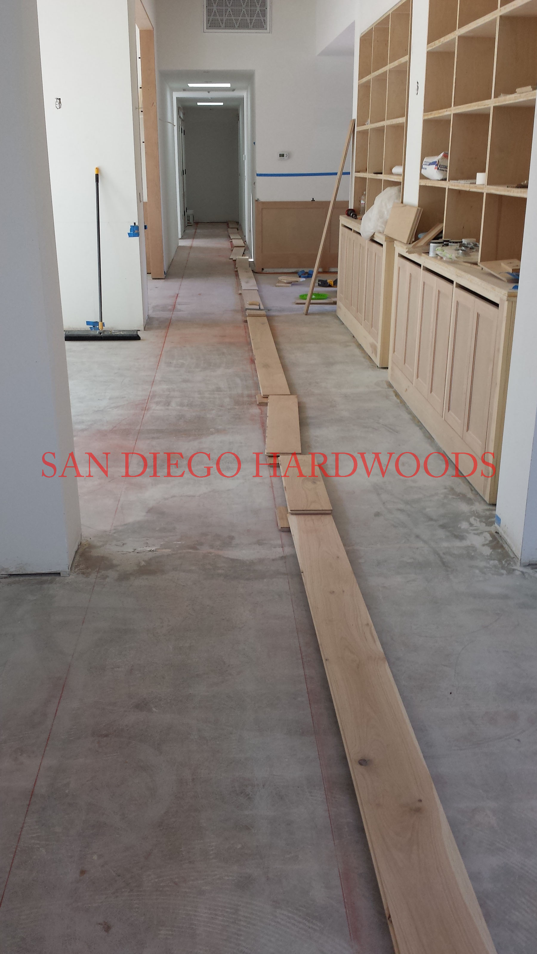 Hardwood floor refinishing and restoration in San Diego — project photo