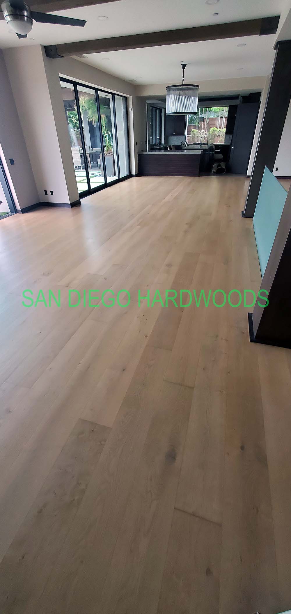 Hardwood floor refinishing and restoration in San Diego — project photo