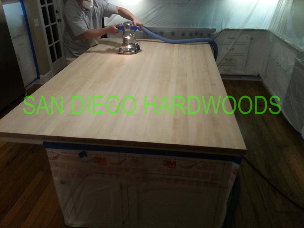 Hardwood floor refinishing and restoration in San Diego — project photo