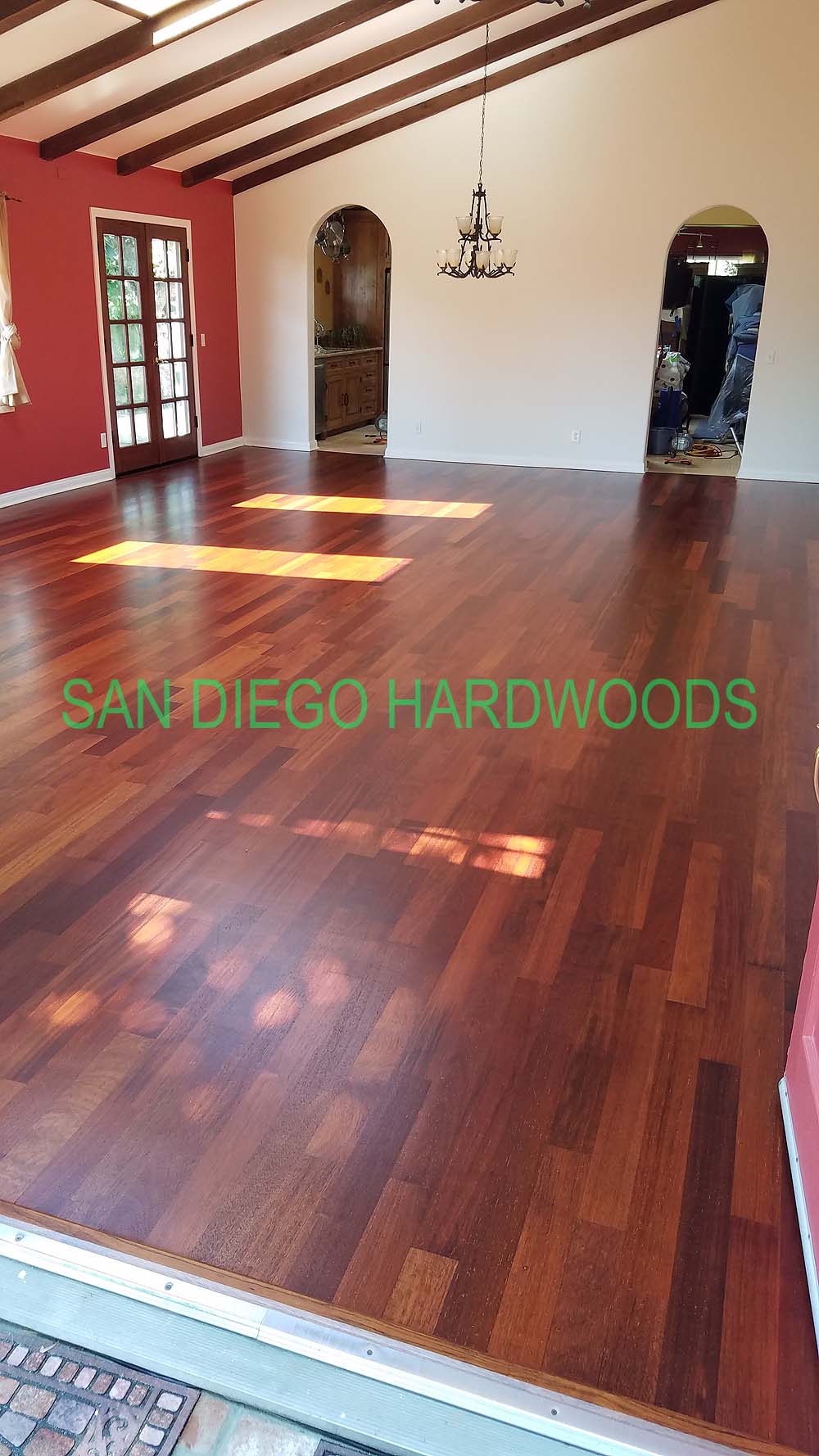 Hardwood floor refinishing and restoration in San Diego — project photo