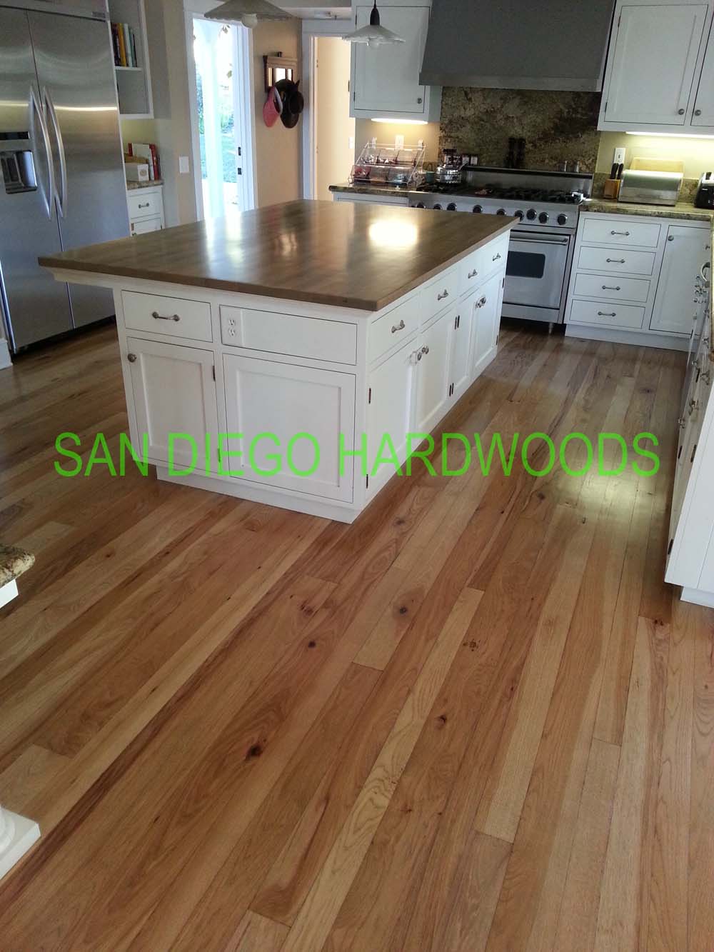 Hardwood floor refinishing and restoration in San Diego — project photo